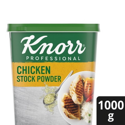 Poudre de bouillon de poulet Knorr (6x1 .1 Kg) - La poudre de bouillon de poulet Knorr vous donne un bouillon avec une vraie saveur de poulet.