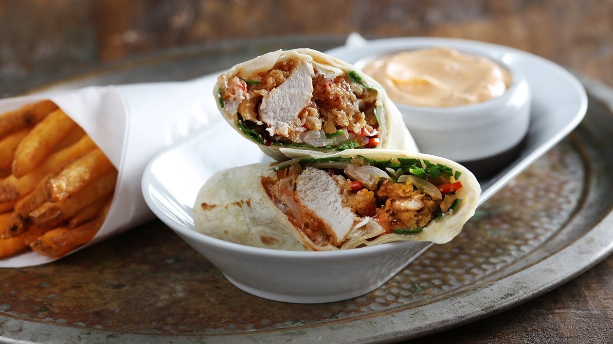 Crispy Shish Tawook Wrap