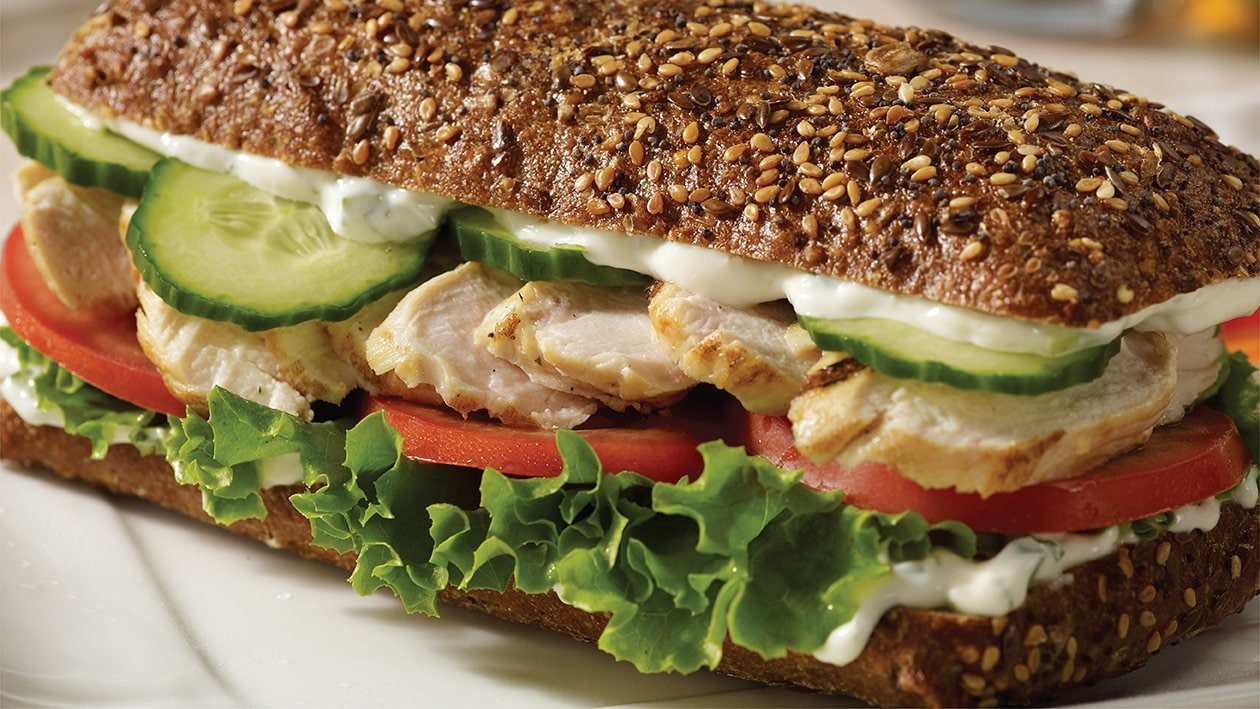 Sandwich au poulet à la grecque – Recette
