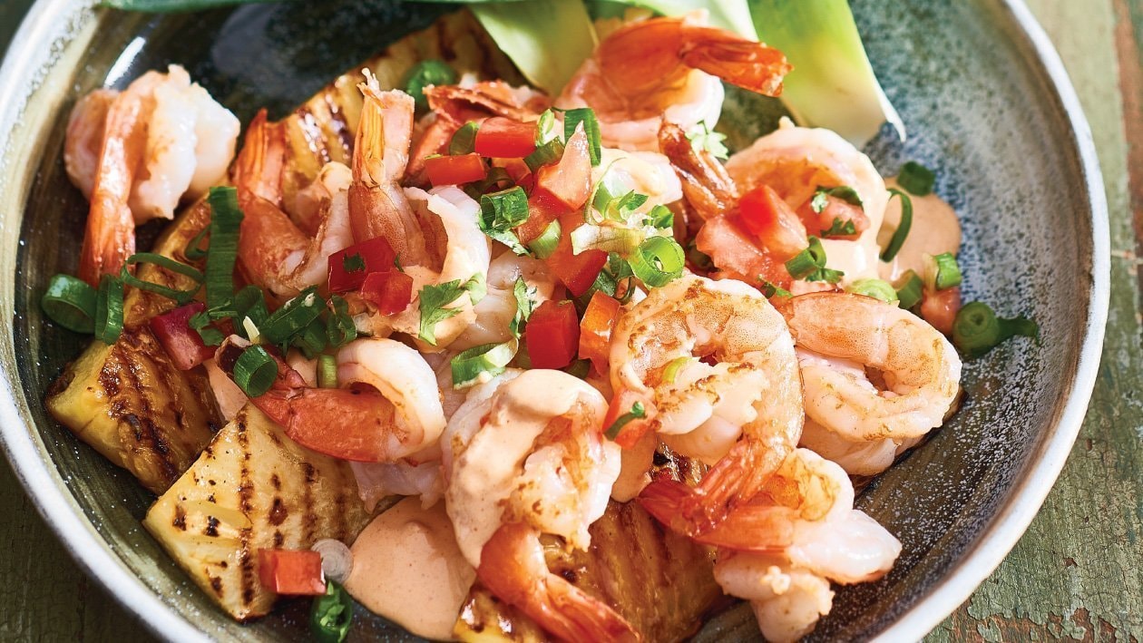 Salade Hawaïenne de Crevettes (Hawaiian Shrimp Salad) – Recette