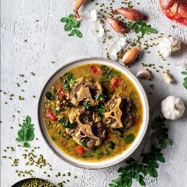 Oxtail and Mung Bean Stew
