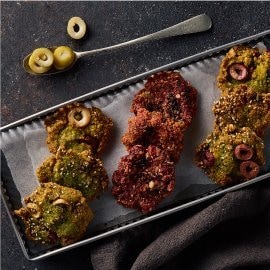 Roasted Garlic & Olive Falafel Roasted Garlic & Olive Falafel