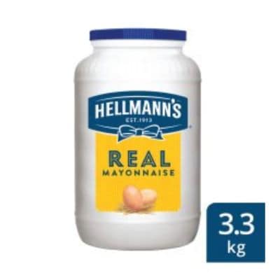 Hellmann's Real Mayonnaise (4 x 3.3Kg)