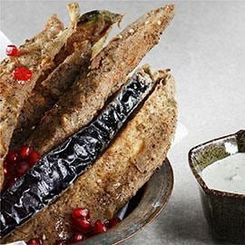 Zaatar Honey Aubergine Fries Zaatar Honey Aubergine Fries