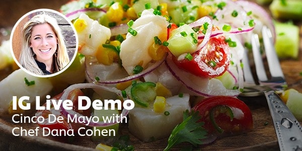Instagram Live Demo with Chef Dana Cohen Instagram Live Demo with Chef Dana Cohen