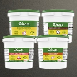 Foodservice packaging for Knorr Professional Caldo Bases Foodservice packaging for Knorr Professional Caldo Bases